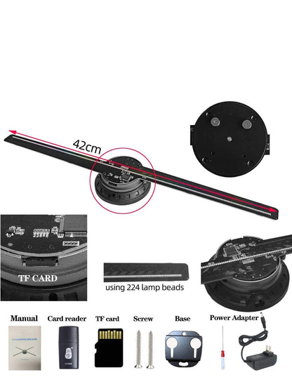 3D HOLOGRAPHIC FAN 42CM